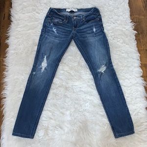Hollister skinny distressed jeans